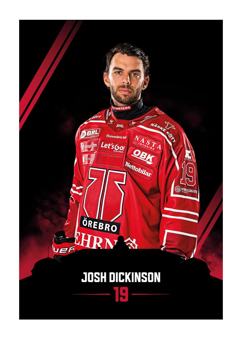 Josh Dickinson #19 Örebro Hockey 2026/2027-12
