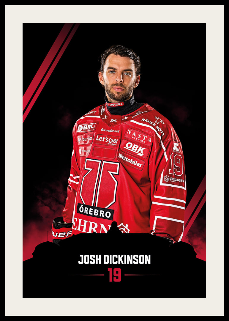 Josh Dickinson #19 Örebro Hockey 2026/2027-12