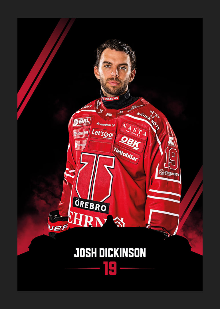 Josh Dickinson #19 Örebro Hockey 2026/2027-12