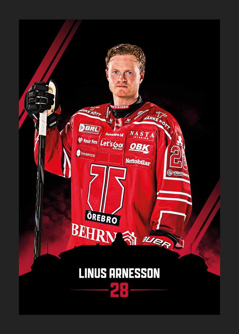 Linus Arnesson #28 Örebro Hockey 2026/2027-12