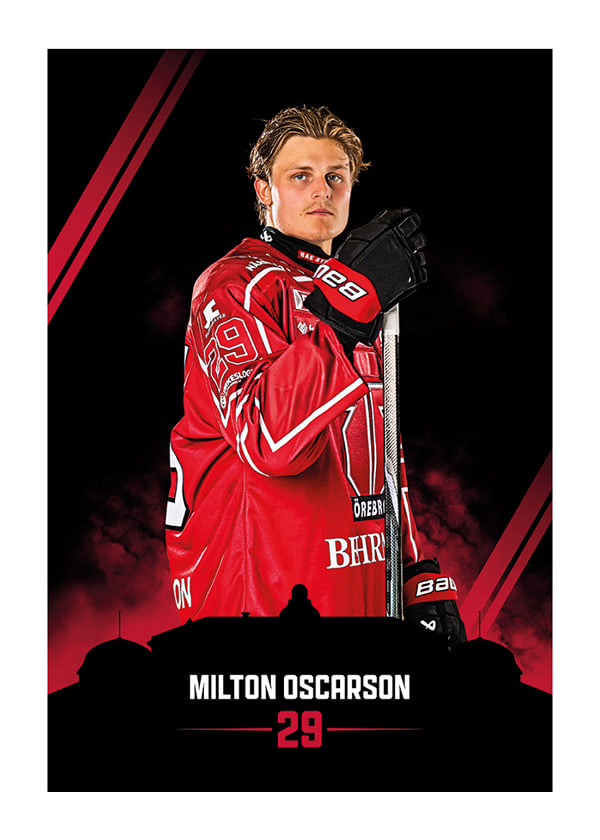 Poster Milton Oscarson #29 Örebro Hockey 2026/2027