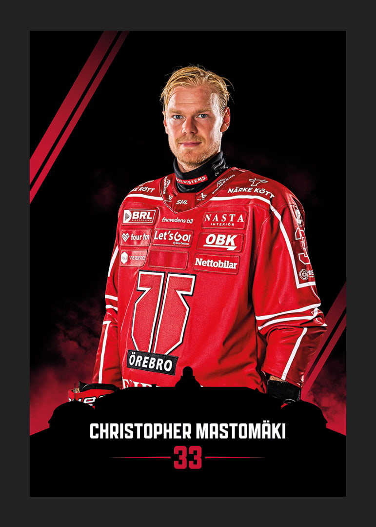Christopher Mastomäki #33 Örebro Hockey 2026/2027-12
