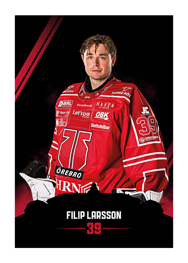 Poster Filip Larsson #39 Örebro Hockey 2026/2027