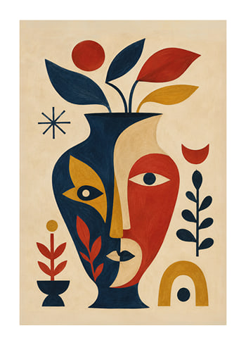 Poster Midnight Garden Face