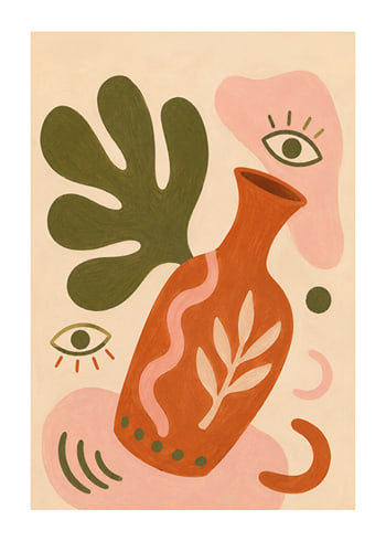 Poster Terracotta Eye Vase