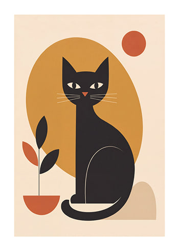 Poster Midnight Cat