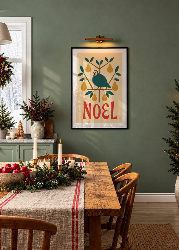 Póster Vintage Noël crossfade