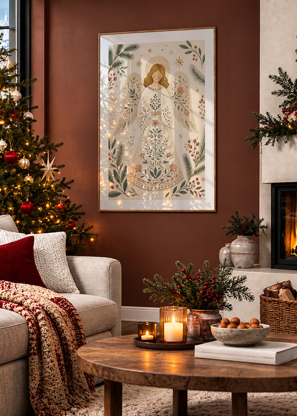 Póster Nordic Holiday Angel crossfade