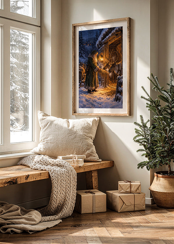 Póster Lanternlit Reindeer Feast crossfade