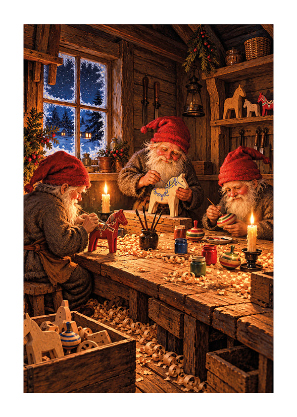 Póster Santas Workshop