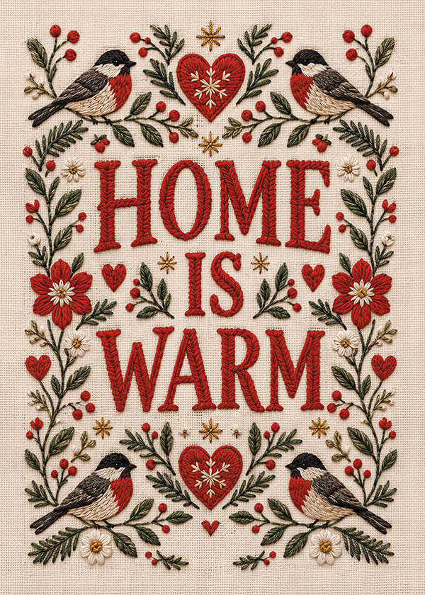 Póster Home Is Warm