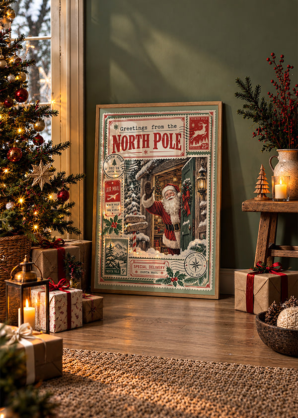 Póster North Pole Postcard crossfade