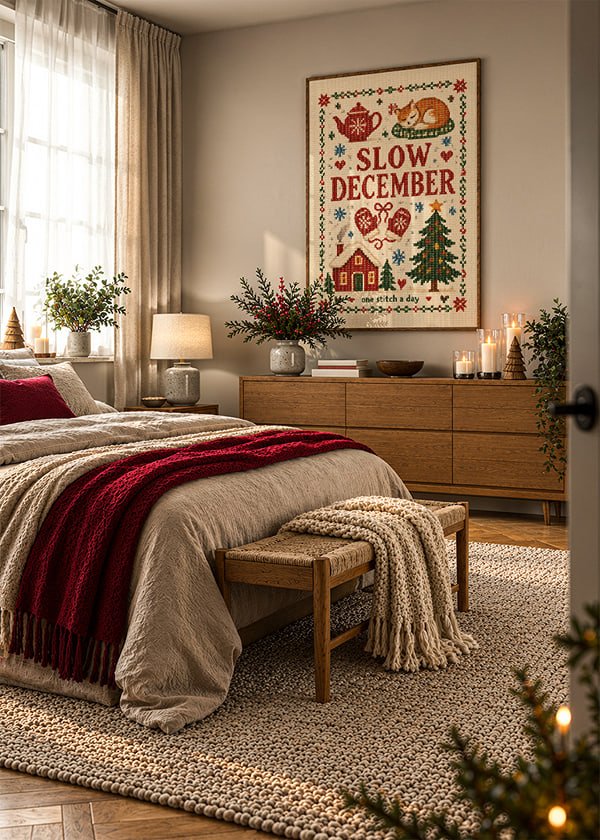 Póster Slow December Stitch crossfade