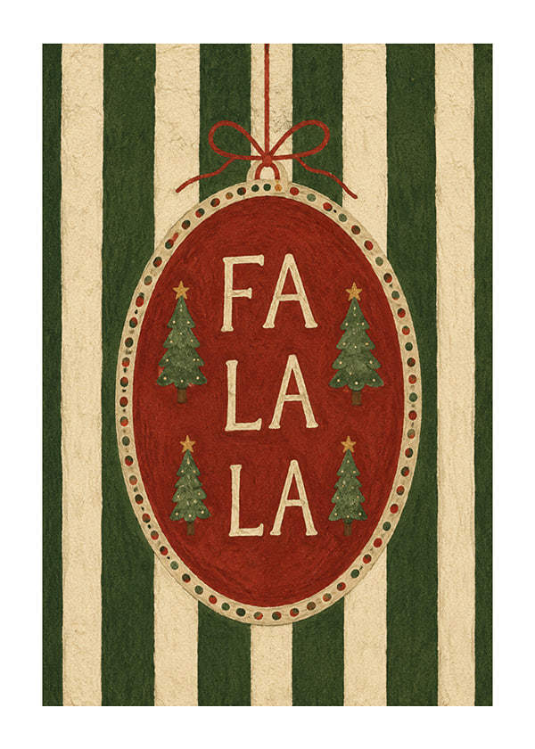 Póster Vintage Fa La La