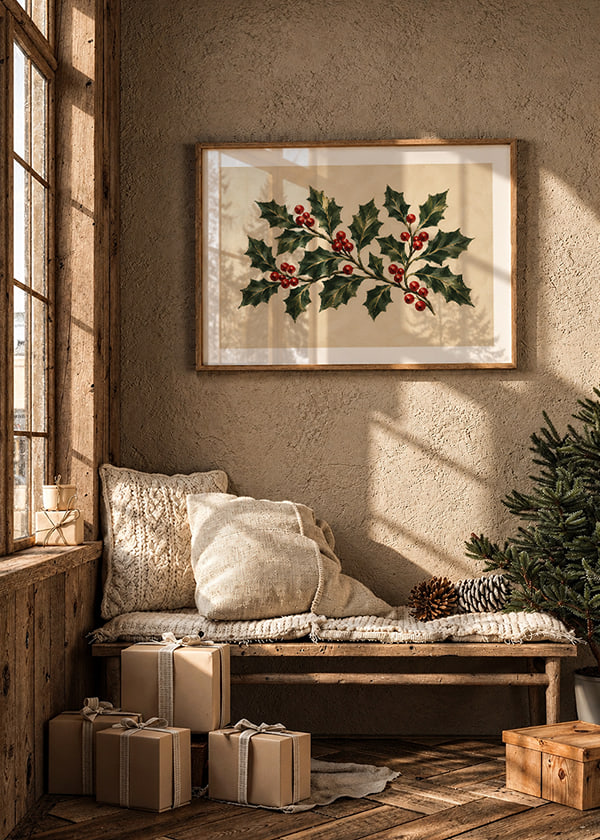 Póster Holly Berry Elegance crossfade