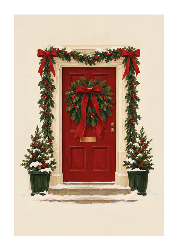 Póster Christmas Welcome