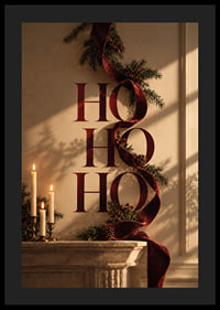 Elegante motivo navideño con cinta de terciopelo color burdeos, ramas de abeto y velas.-4