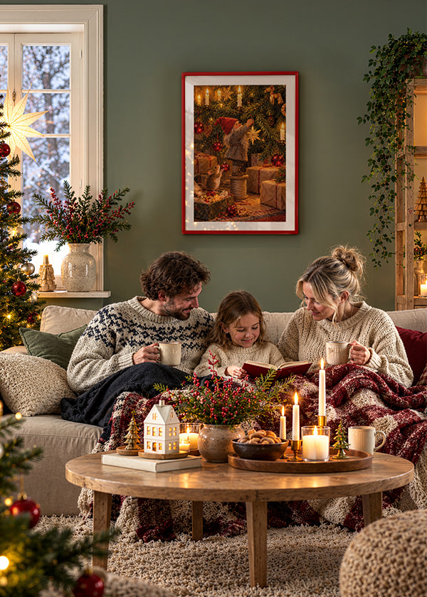 Póster Little Holiday Helper crossfade