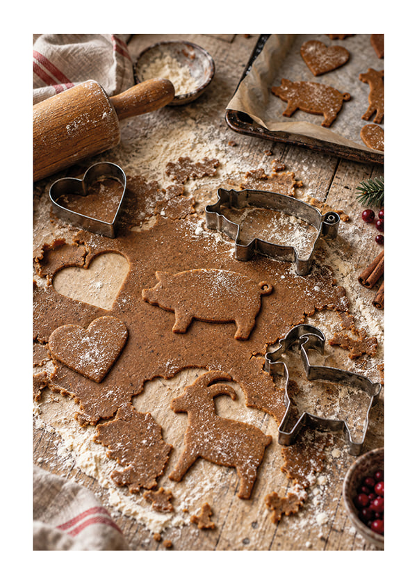 Póster Gingerbread Baking