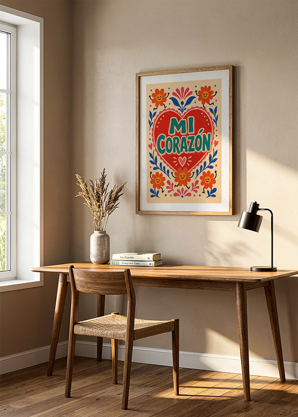 Poster Corazon Folk Love crossfade
