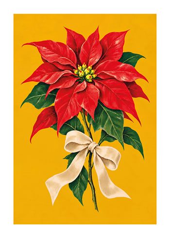 Poszter Holiday Poinsettia Glow