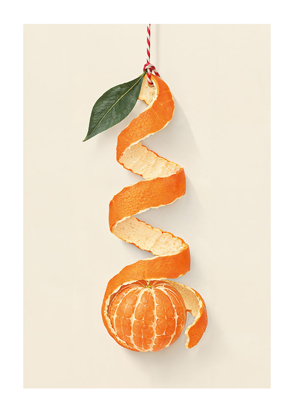 Póster Orange Peel Twist