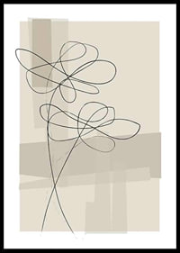 Abstract Flower No1-6