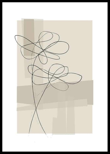 Plakat Abstract Flower No1