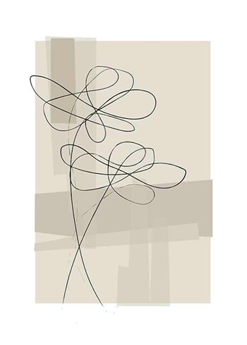 Plagát Abstract Flower No1