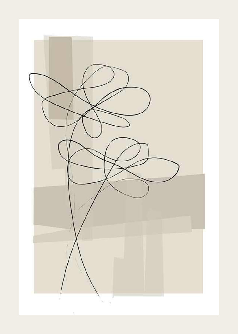 Abstract Flower No1-12