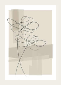 Abstract Flower No1-3