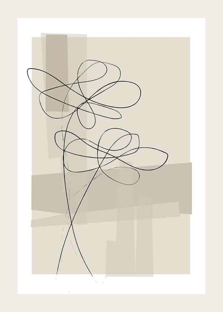 Abstract Flower No1-12