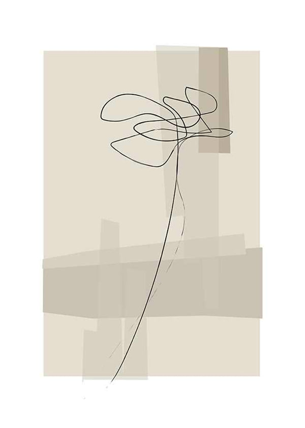 Juliste Abstract Flower No2