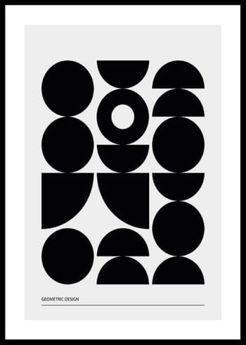 Poster Geometric Graphic Black No1