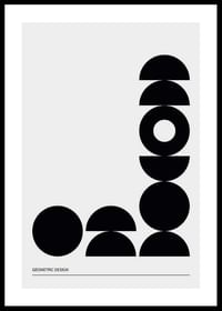 Geometric Graphic Black No2-0