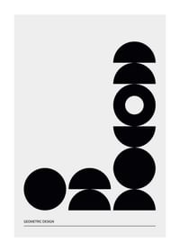 Geometric Graphic Black No2-1