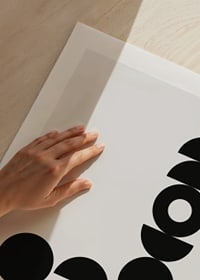 Geometric Graphic Black No2-9