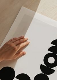 Geometric Graphic Black No2-5