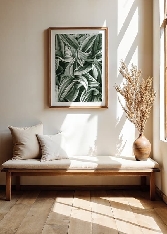 Poster Bright Green Botanical No2 crossfade