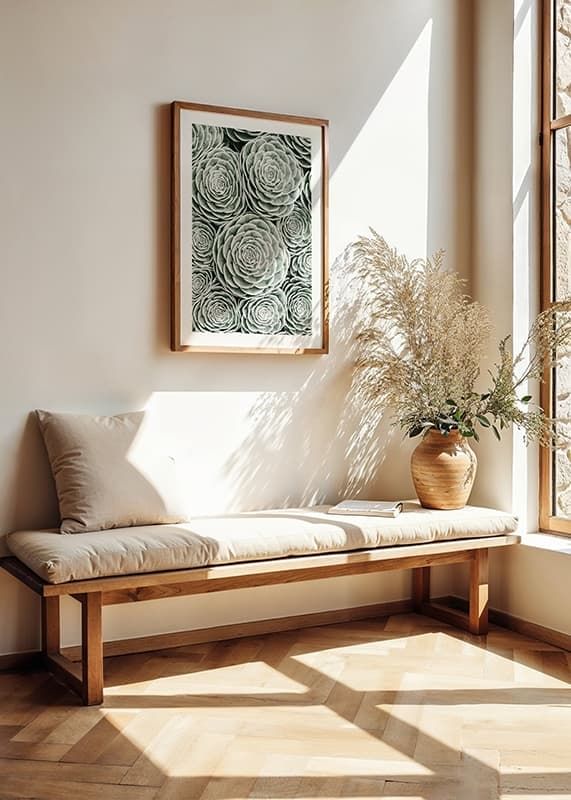 Poster Bright Green Botanical No3 crossfade