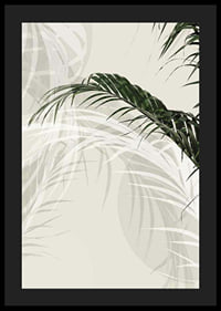 Abstract Palm Leaves No1-4