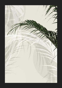 Abstract Palm Leaves No1-5