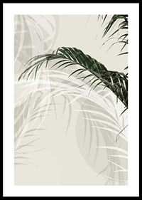 Abstract Palm Leaves No1-0