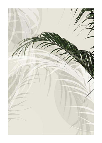 Poster Abstract Palm Leaves No1