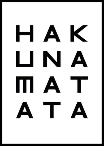 Póster Hakuna Matata