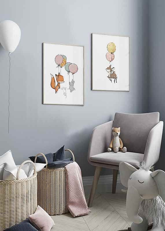 Animals And Balloons No1-12