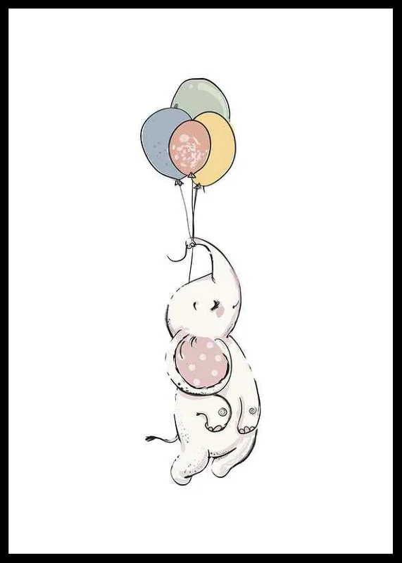 Animals And Balloons No4-12