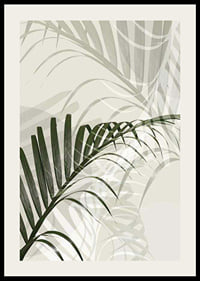 Abstract Palm Leaves No2-2