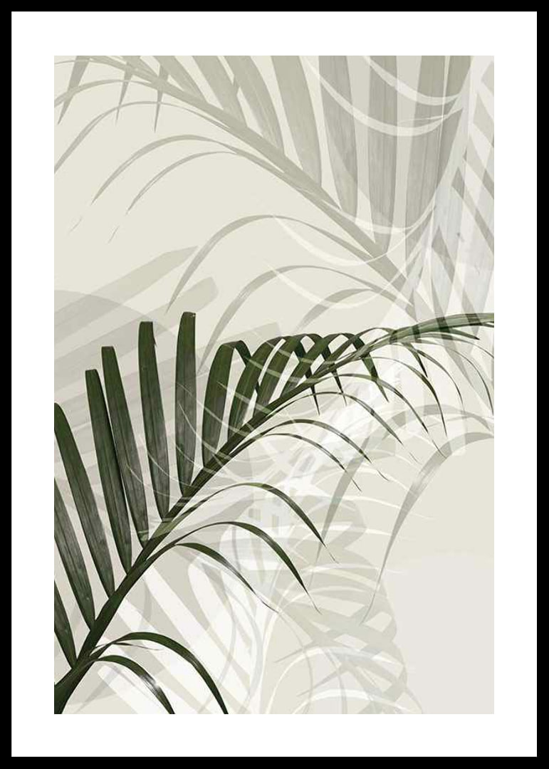 Abstract Palm Leaves No2-12