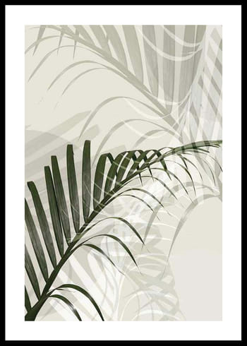 Poster Abstract Palm Leaves No2